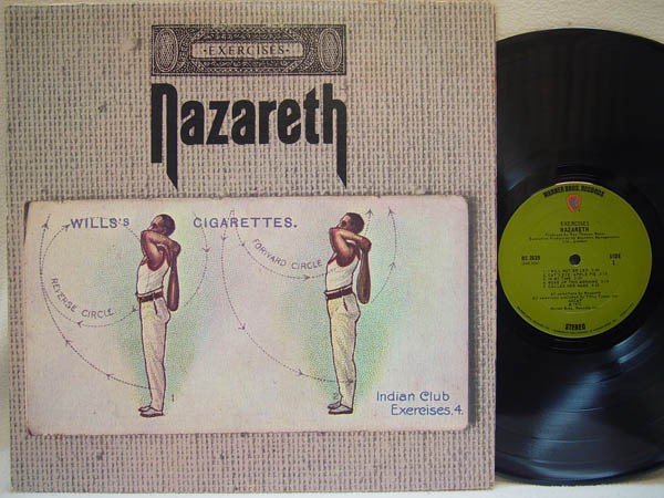 NAZARETH – Exercises LP (1st US Pressing on “green” WARNER w/Gatefold Cover)