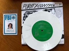 Purity Control 7 Inch Vinyl Limited Edition Color Vinyl X Files Extremely Rare