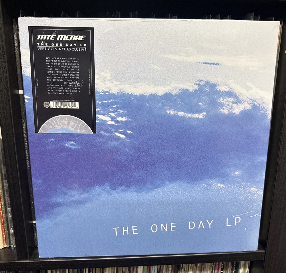Tate McRae The One Day LP VV Blue Sky w/ White Splatter Vinyl #/2000