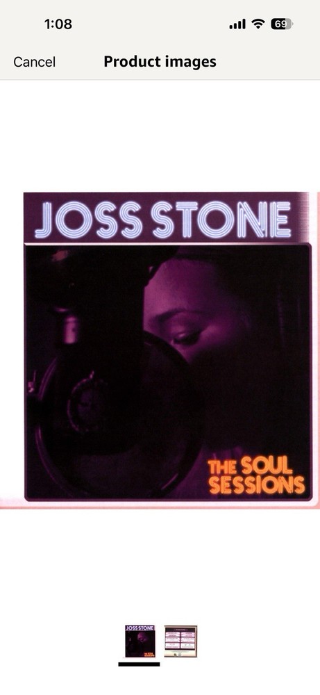 JOSS STONE The Soul Sessions LP on BLACK VINYL New SEALED