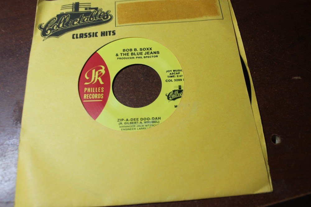 BOB B SOXX ZIP A DEE DOO DAH / WHY DO LOVER’S BREAK EACH OTHERS HEART 45 RECORD