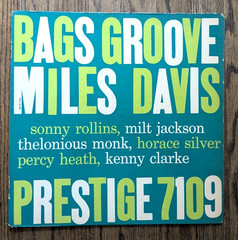 Cover Only – Miles Davis – Bags Groove Prestige 7109 – original no vinyl