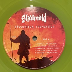 Skalmold Vögguvísur Yggdrasils Limited Green Vinyl LP Folk Metal 2016 Napalm