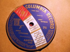 1918 JOSEF HOFMANN Piano MENDELSSOHN Rondo Capriccioso CHOPIN BERCEUSE COLUMBIA