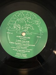 Albert Collins – Ice Pickin’ vinyl 1978 AL4713 Alligator green label Texas Blues