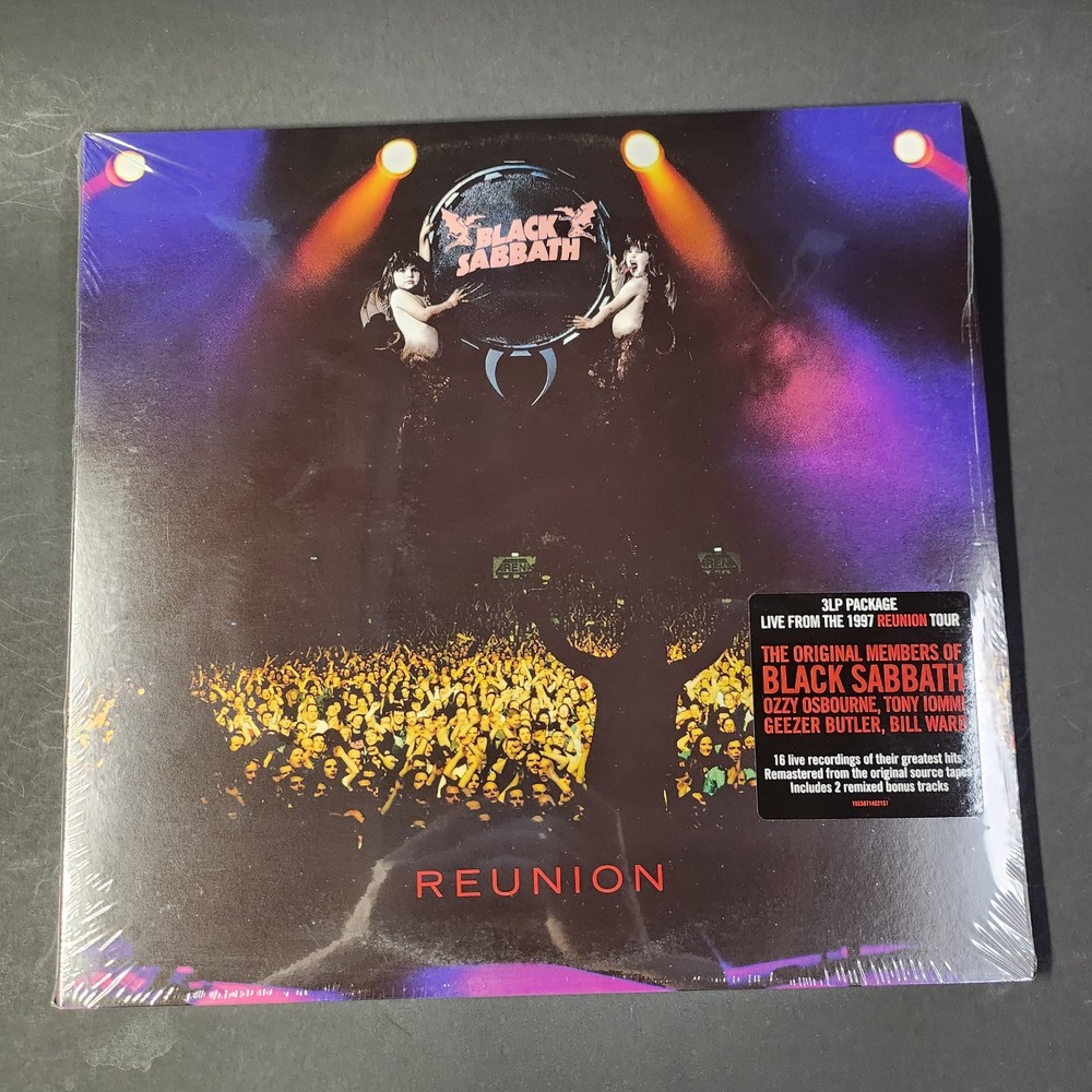 Black Sabbath – Reunion | 3LP Vinyl Remastered Heavy Metal Classic Live Album