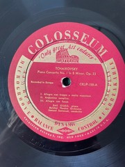 RARE Emil Gilels, Tchaikovsky, Chopin, Rachmaninov, Liszt LP Vinyl 1956