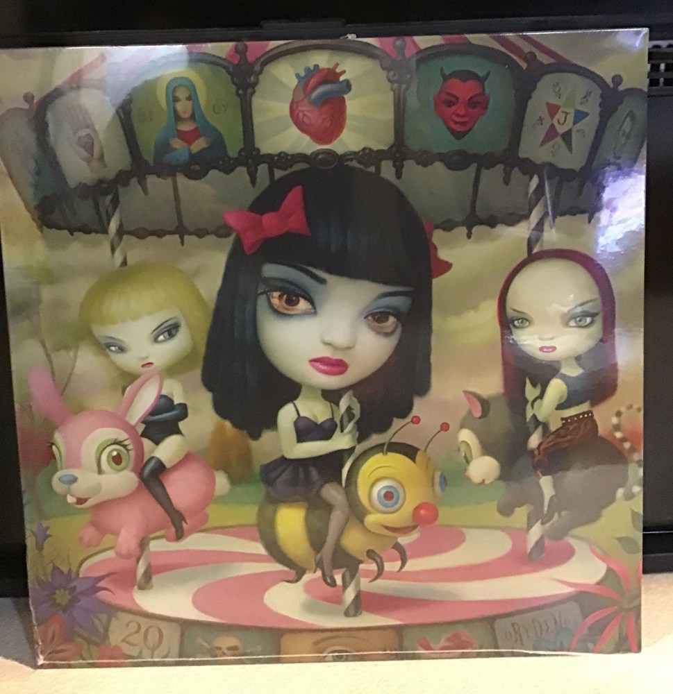 JACK OFF JILL – Clear Hearts Grey Flowers Rare Coloured Vinyl Import NEW/SEALED!