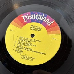 Walt Disney’s Pardners 1980 Vinyl LP Disneyland Record Album 2512 Vintage Vista