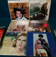 30 VTG 12″ LP Open Shrink Resellers Lot Xmas Pop Oldies Country Classical