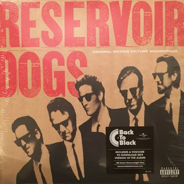 Soundtrack Reservoir Dogs 180 Gram New Sealed Geffen Vinyl LP & MP3