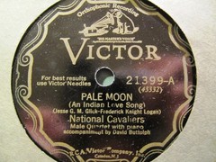 1928 David Buttolph NATIONAL CAVALIERS Pale Moon INDIAN LOVE SONG VICTOR 21399