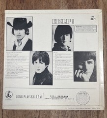 The Beatles Help! 1st UK Press Vinyl LP Stereo PCS 3071 Y/B -1/-1 VG+