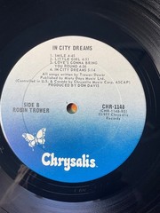 TWO Robin Trower LP’s In City Dreams & For Earth Below Blues Rock 1970’s