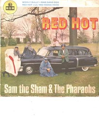 SAM THE SHAM AND THE PHARAOHS-AUSTRALIA PICTURE SLEEVE+45-(WOOLY BULLY+3)–PS–