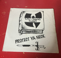 Wu-Tang Clan Protect Ya Neck Vinyl Single Loud Records Hip-Hop Paper Sleeve