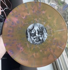 Poppy I Disagree Signed Vinyl Record Gold & Violet With Silver Splatter