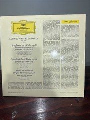 Deutsche Grammophon Beethoven Symphonie Nr. 5 Vinyl LP Karajan Berliner Philhar…