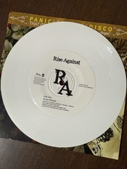 Rise Against Vinyl 7-inch Re-education (Through Labor) White Colored Vinyl ONLY