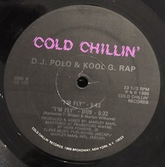 DJ POLO & KOOL G. RAP IT’S A DEMO 12″ Vinyl 33rpm Single COLD CHILLIN’ ’86 CC101