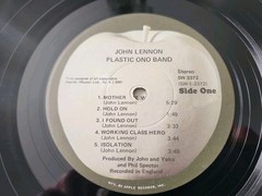 John Lennon Plastic Ono Band Original Vinyl Record Apple LP SW 3372 EX/EX Shrink