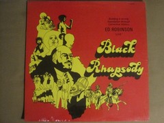 ED ROBINSON BLACK RHAPSODY LP ORIG 1970 DM-84529 RARE PA SPOKEN WORD NM- SHRINK!
