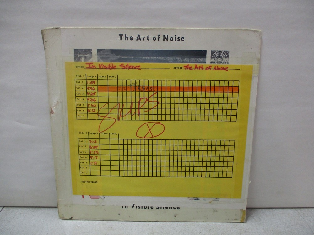 In Visible Silence The Art of Noise Record