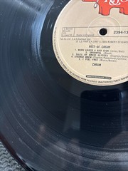 Cream-Best of Cream-LP vinyl-RSO 2394-131 UK re issue 1977 Nr mint/Exc cover