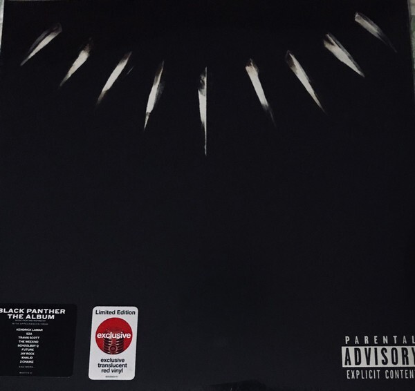 BLACK PANTHER The Album Exclusive RED TRANSLUCENT Music From and Inspired By