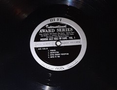 Modern Jazz Hall of Fame Vol 1 LP Hi Fi AK-166 vg+