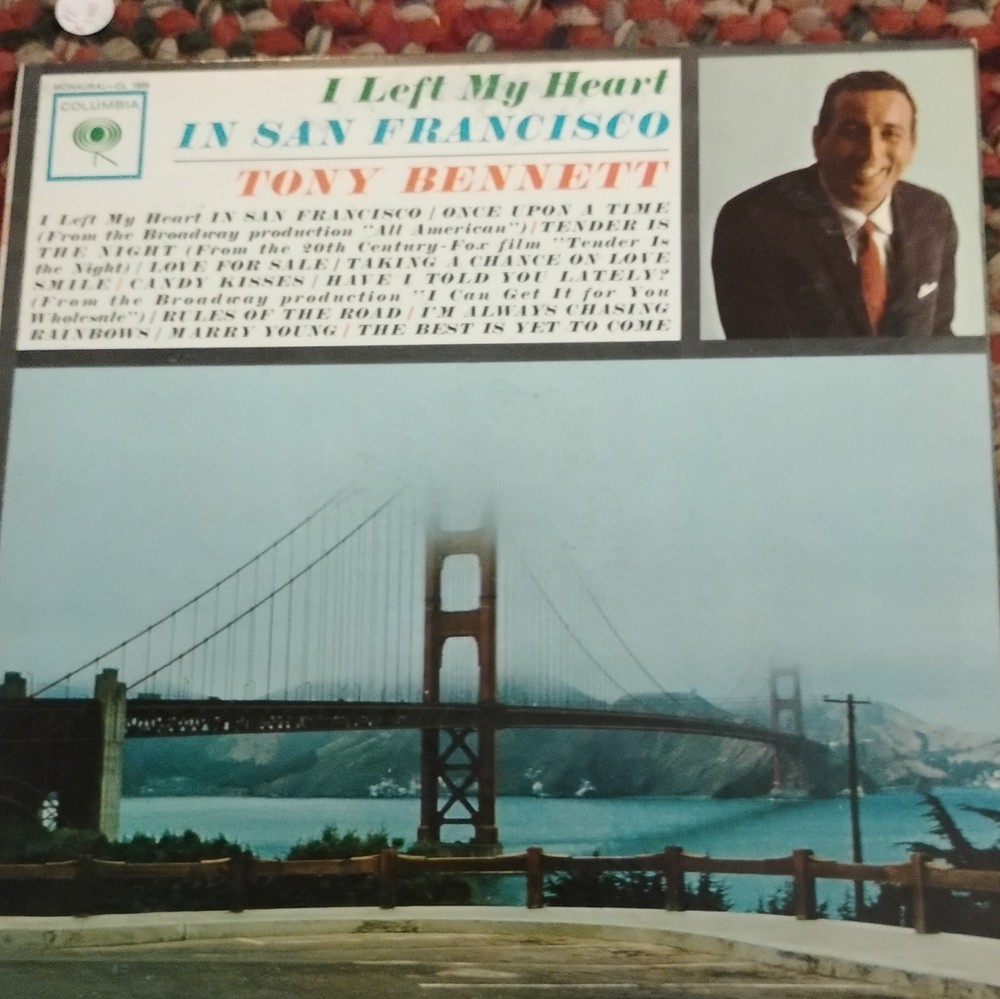 Tony Bennett I Left My Heart In San Francisco Columbia Vocal 12″ Vinyl LP