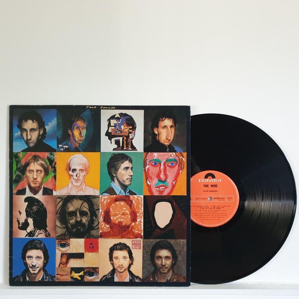 The Who – Face Dances – Vinyl LP Album – Rock – 1981 Polydor Deluxe WHOD 5037