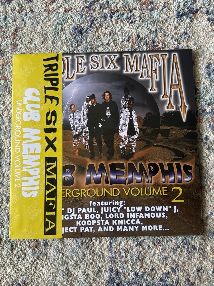 Triple Six Mafia Underground Vol. 2 Club Memphis Splatter LP Vinyl /666