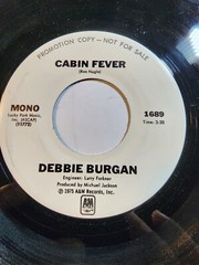 Debbie BURGAN Cabin Fever Mono / Stereo -PROMO 45 RPM A&M VG++ F208