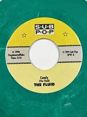 NIRVANA /THE FLUID SUB POP 1991 (SP97) 7″ GREEN MARBLE VINYL LIMITED EDITION