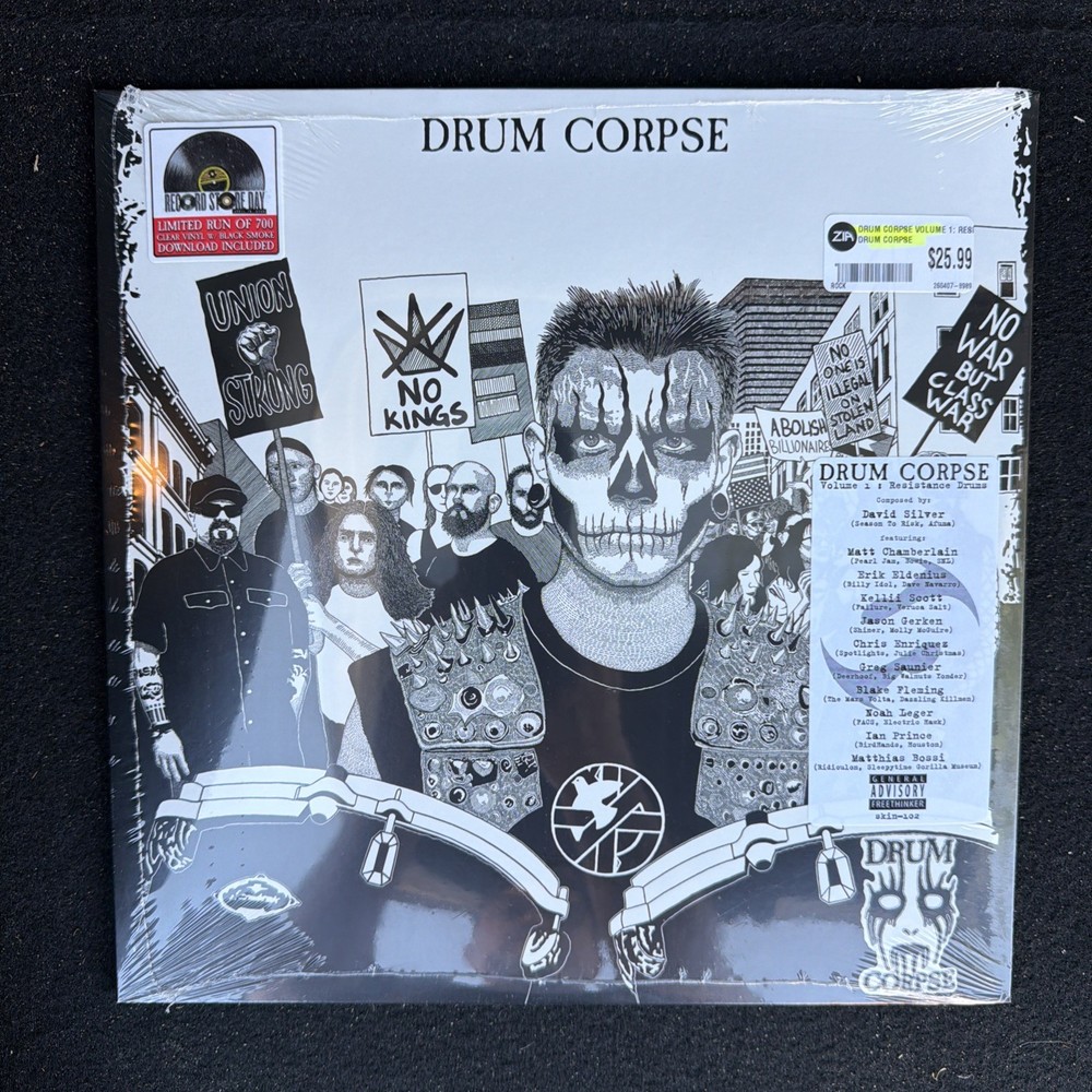 Drum Corpse Volume 1: Resistance Drums NEW LP RSD 2026 VINYL Pearl Jam NO KINGS