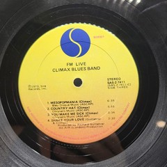 Climax Blues Band “FM / Live” Double LP Sire SAS-2-7411 Gatefold 1973