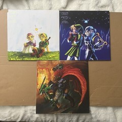 The Legend of Zelda Ocarina of Time 3LP Color Vinyl Record Box Set Moonshake VGM