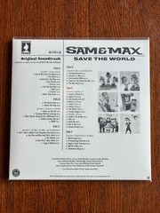 Sam & Max Save the World Vinyl Record Soundtrack 3 LP Collector’s Black VGM OST
