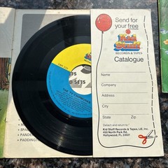 Vintage Story of Bambi Chipmunks Muppets Manhattan Record & Book Set Lot of 3