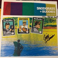 SNODGRASS + BUDDIES (signed + baseball cards) Barge At Will (LP) (Mint (M))