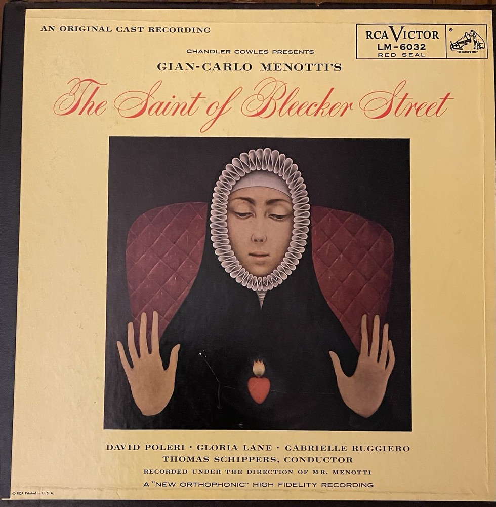 Gian-Carlo Menotti’s the Saint of Bleecker Street (Original Cast) [Vinyl]