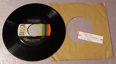 Mills Brothers Paper Doll/I’ll Be Around by Decca Records 7″ Vinyl Record 45rpm