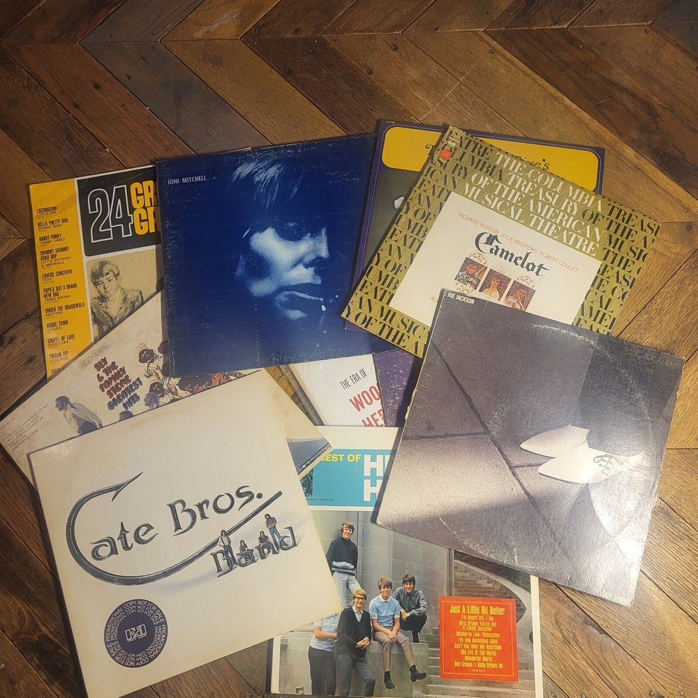 VTG VINYL 12″ RECORDS LOT of 10 -as Pictured, 1960-1990 60’s 70’s 80’s 90’s -3F1