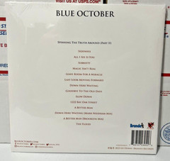 *SIGNED* Blue October – Spinning The Truth Around Part II BLUE Vinyl 2xLP Record