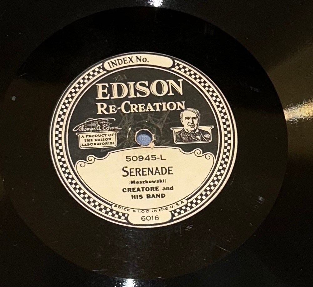 EDISON 50945 CREATORE SERENADE DIAMOND DISC UNITED STATES MARINE BAND