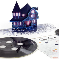 Coraline 15th Anniversary MONDO Black Button Picture Disc VINYL RECORD NEW