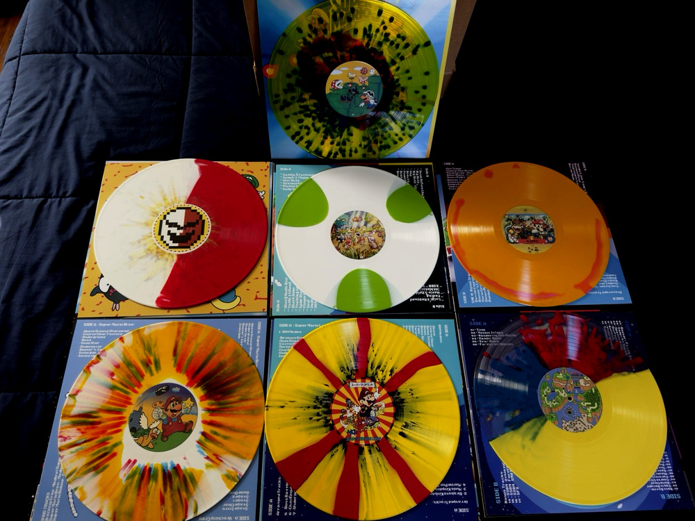 ☄️Super Mario Box Set Vinyl 7LP VGM OST Complete Set 85’-95’ Not Moonshake MINT