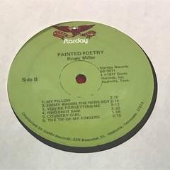 ROGER MILLER Painted Poetry – 1978 USA Vinyl LP Who Shot Sam record My Pillow