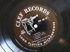 CHARLIE PARKER DIZZY GILLESPIE Bird And Diz 10″ LP CLEF MGC-512 MONO Monk Dorham